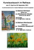 Kunstaustausch im Rathaus